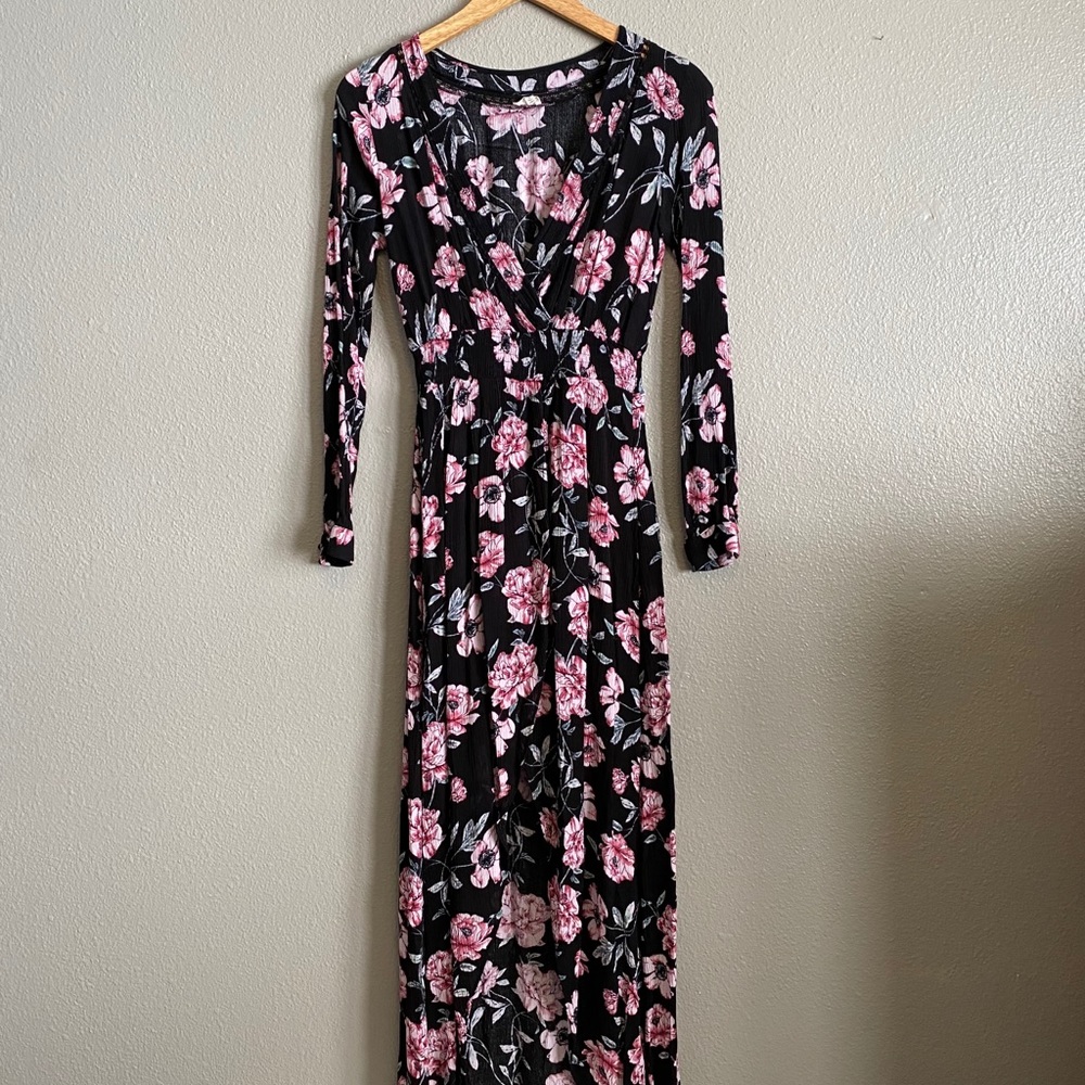 Floral High-Low Dress